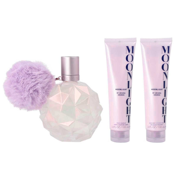 ARIANA GRANDE MOONLIGHT ESTUCHE 3 PIEZAS EDP 100ML + BODY SOUFFLÉ 100ML + SHOWER GEL 100ML