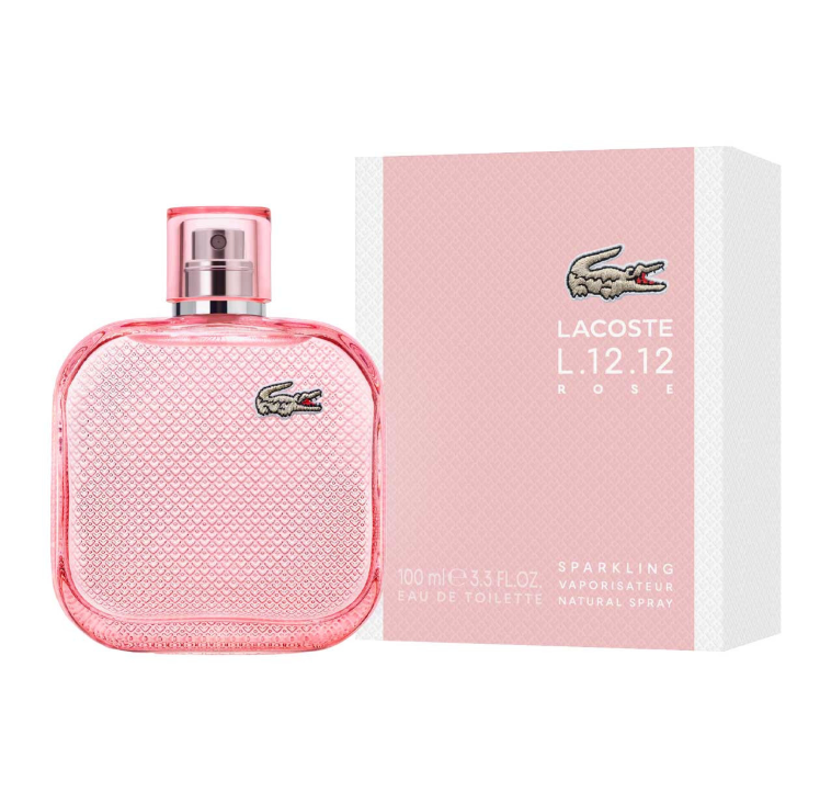 LACOSTE L.12.12 ROSE SPARKLING EDT 100ML
