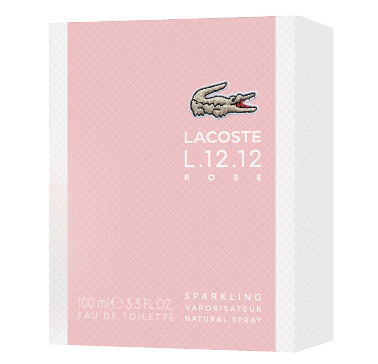 LACOSTE L.12.12 ROSE SPARKLING EDT 100ML