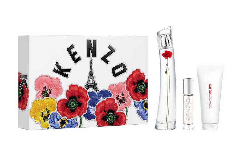 KENZO FLOWER LA RECOLTE PARISIENNE 75ML SET 3PZS 100ML + CREMA CORPORAL 75ML + MINI 10ML