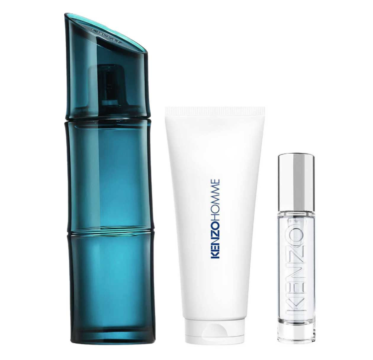 KENZO POUR HOMME ESTUCHE 3 PIEZAS HOMBRE EAU DE TOILETTE 110 ML + MINIATURA 10 ML + GEL DE DUCHA 75 ML