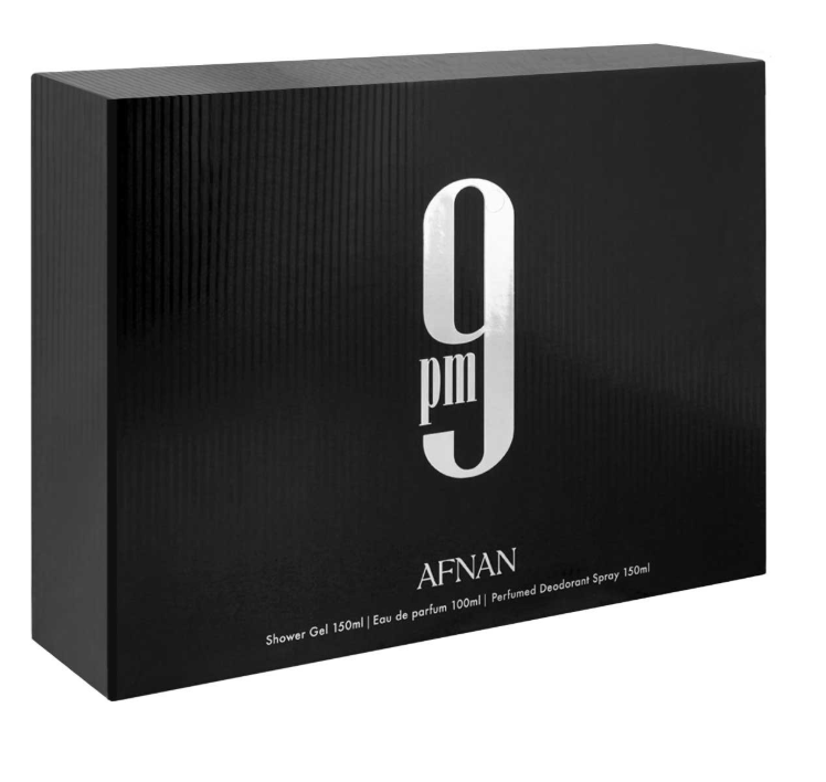 AFNAN 9PM SET 3PZS 100ML + GEL DE DUCHA 150ML + DESODORANTE 150ML