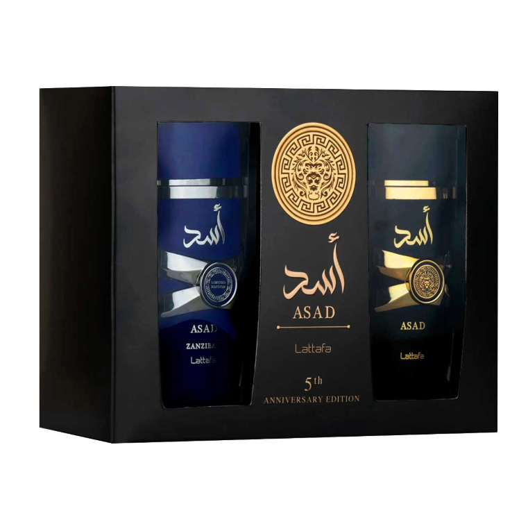 LATTAFA SET 2PZS ASAD 100ML + ASAD ZANZIBAR 100ML