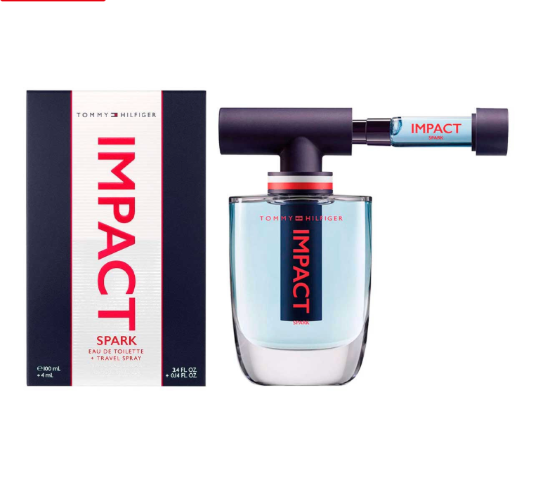 TOMMY HILFIGER IMPACT SPARK 100ML + TRAVEL SPRAY