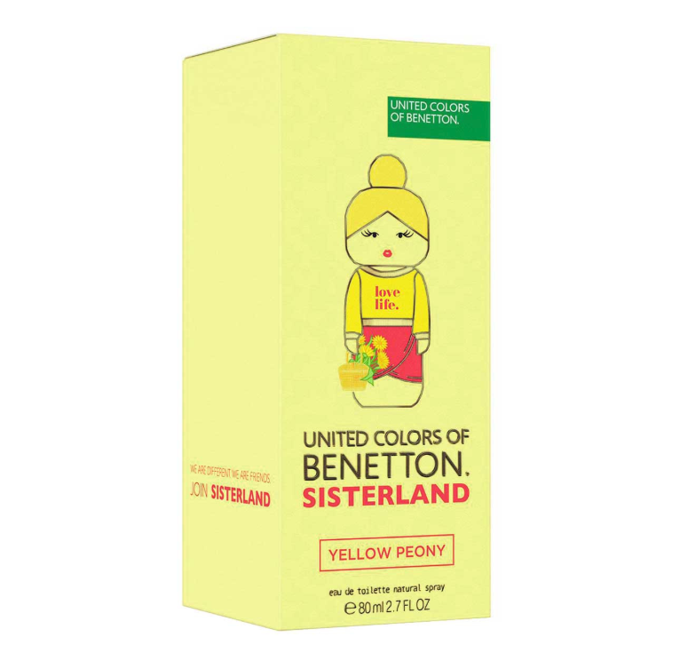 BENETTON SISTERLAND YELLOW PEONY 80ML