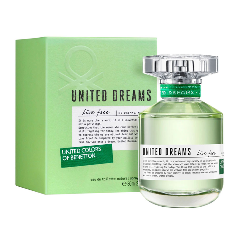 BENETTON UNITED DREAMS LIVE FREE  80ML