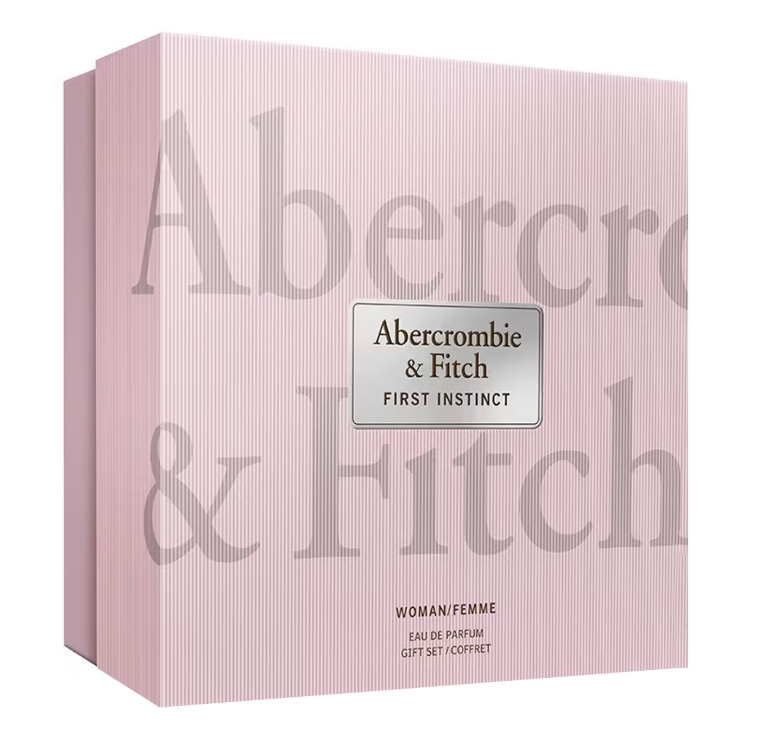 ABERCROMBIE & FITCH FIRST INSTINCT SET 3 PZS 100ML + LOCION CORPORAL 200ML + MINI 15ML