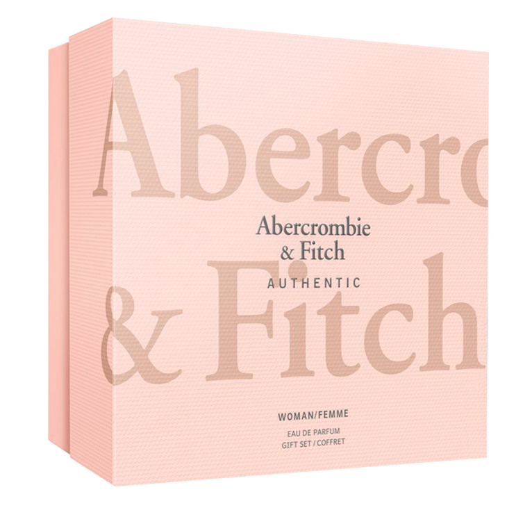 ABERCROMBIE & FITCH AUTHENTIC SET 3 PZS 100ML + CREMA CORPORAL 200ML + MINIATURA 15ML