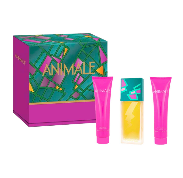 ANIMALE PARFUMS ANIMALE ESTUCHE 3 PZS 100ML + GEL DE DUCHA 100ML + LOCION CORPORAL 100ML
