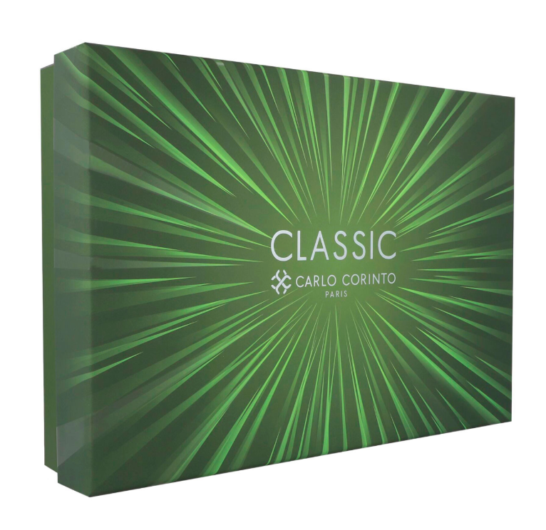 CARLO CORINTO CLASSIC SET 4 PZS 100ML + BODY SHAMPOO 100ML + AFTER SHAVE GEL 100ML + MINIATURA 100ML