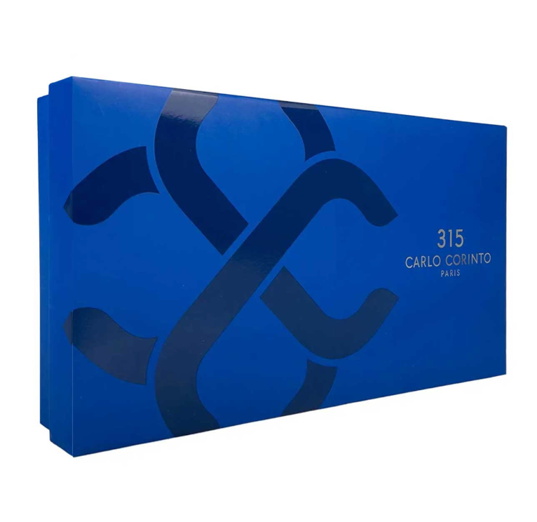 CARLO CORINTO 315 SET 4 PZS 100ML + SHAMPOO 120ML + SHOWER GEL 120ML + JABON PERFUMADO 150ML