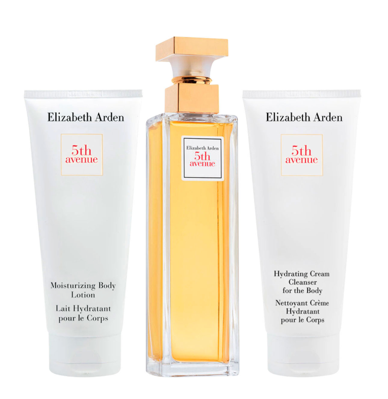 ELIZABETH ARDEN 5TH AVENUE SET 3 PZS 125ML + LOCION CORPORAL 100ML + CREMA CORPORAL 100ML