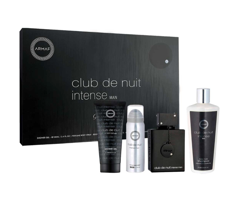 ARMAF INTENSE SET 4 PZS 100ML + GEL DE DUCHA 100ML + SHAMPOO 250ML + SPRAY CORPORAL 30ML
