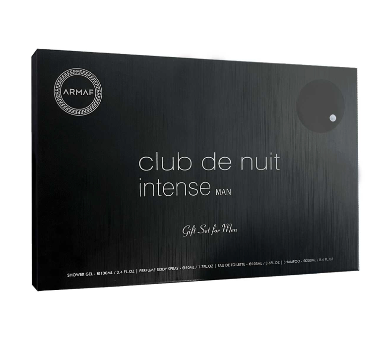 ARMAF INTENSE SET 4 PZS 100ML + GEL DE DUCHA 100ML + SHAMPOO 250ML + SPRAY CORPORAL 30ML