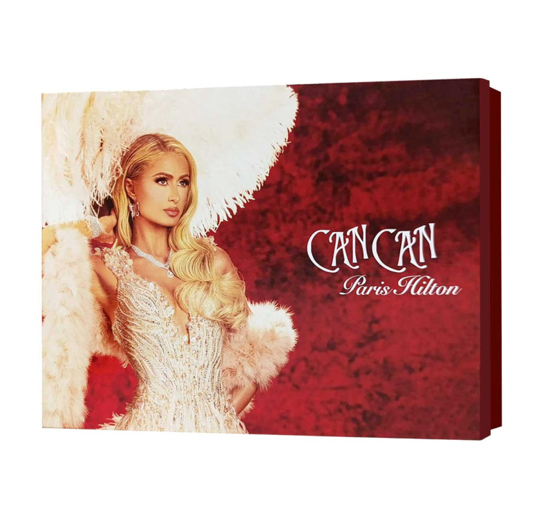 PARIS HILTON CAN CAN SET 4 PIEZAS PARA DAMA EDP 100ML + LOCION CORPORAL 90ML + GEL DE DUCHA 90ML + MINIATURA 10ML