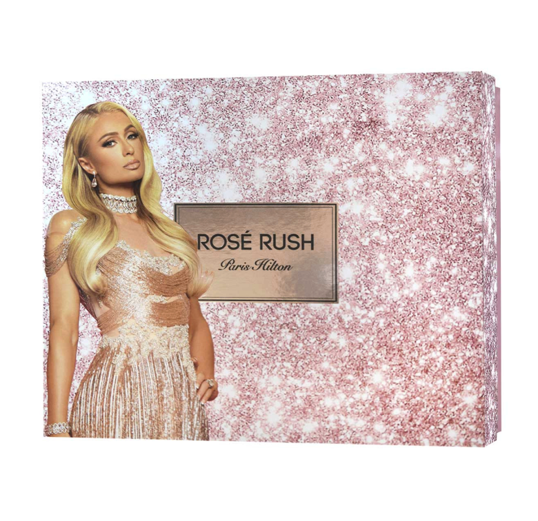 PARIS HILTON ROSE RUSH SET 4 PIEZAS DAMA EDP 100ML + CREMA CORPORAL 90ML + GEL DE DUCHA 90ML + MINIATURA 10ML