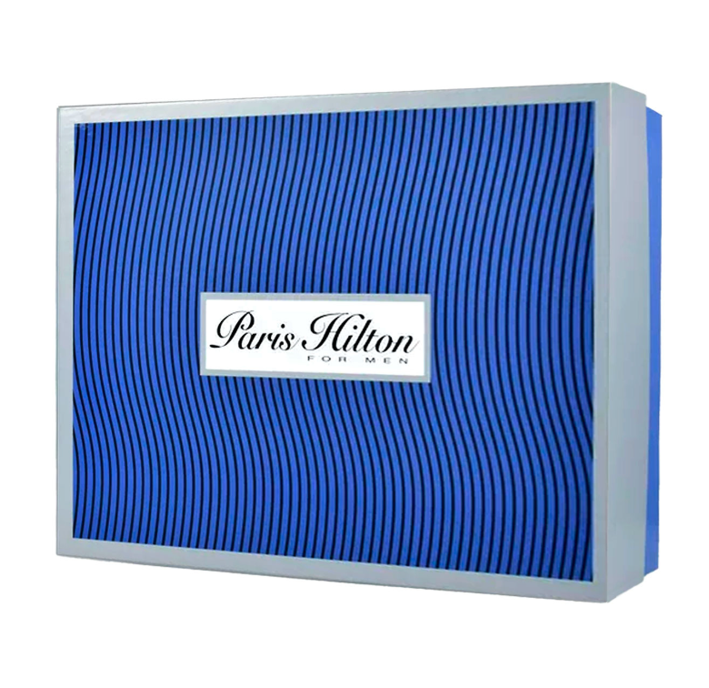 PARIS HILTON SET 4 PIEZAS HOMBRE EDT 100ML + GEL DE DUCHA 90ML + DESODORANTE + MINIATURA 10ML