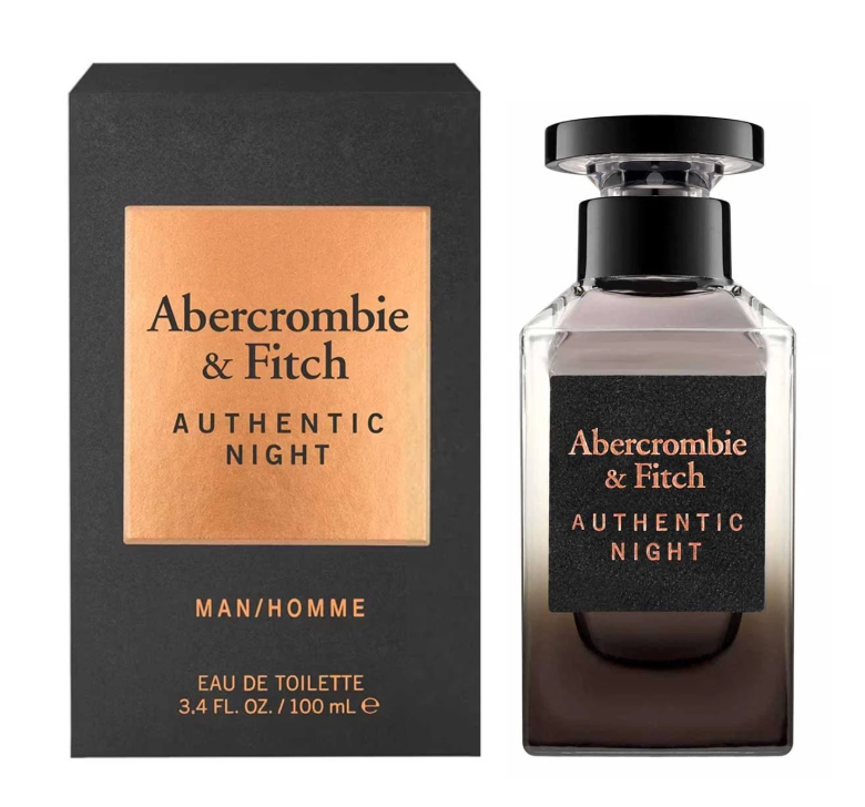 ABERCROMBIE & FITCH A&F AUTHENTIC NIGHT 100ML