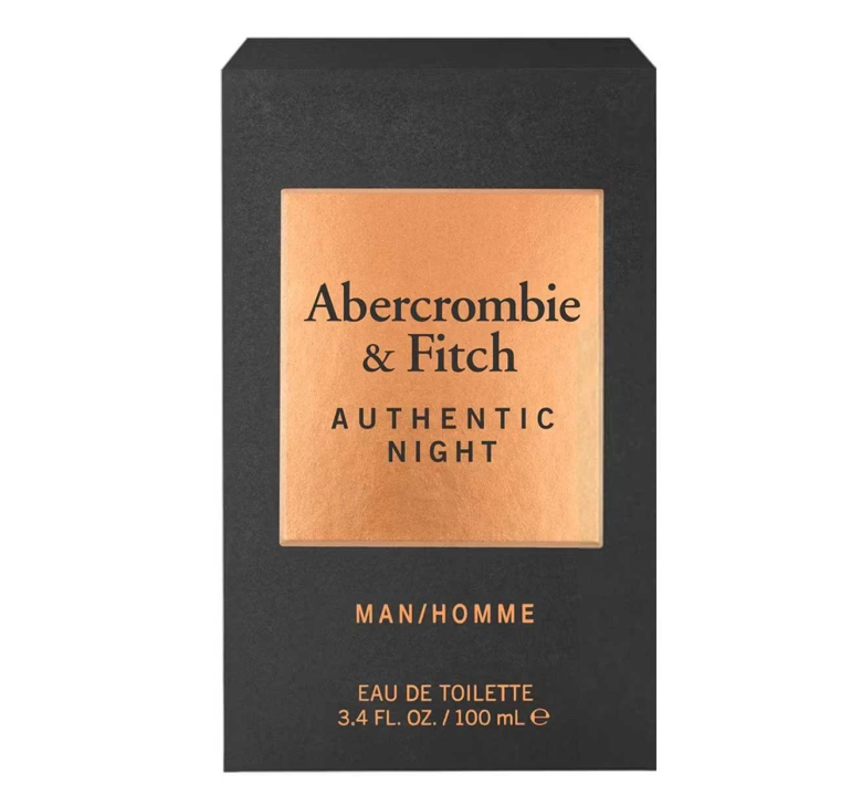 ABERCROMBIE & FITCH A&F AUTHENTIC NIGHT 100ML