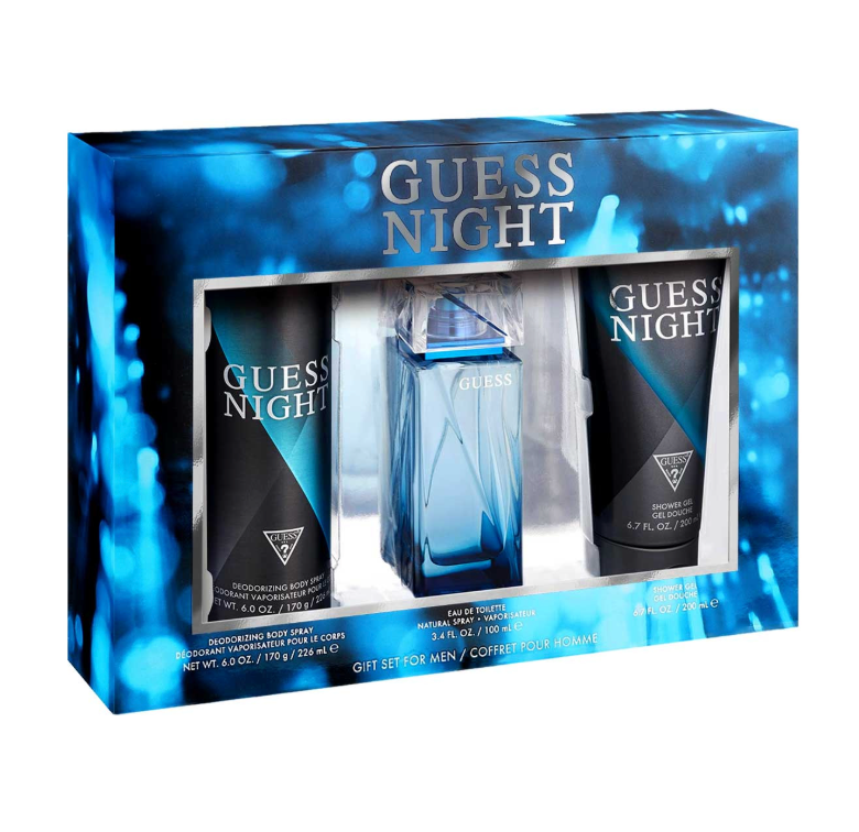 GUESS NIGHT SET 3 PZS 100ML + GEL DE DUCHA 200ML + DESODORANTE 226ML