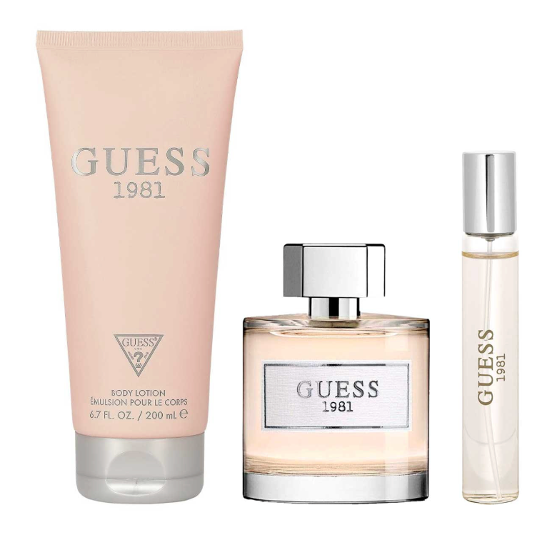 GUESS 1981 SET 3PZS 100ML + CREMA CORPORAL 200ML + MINIATURA 15ML