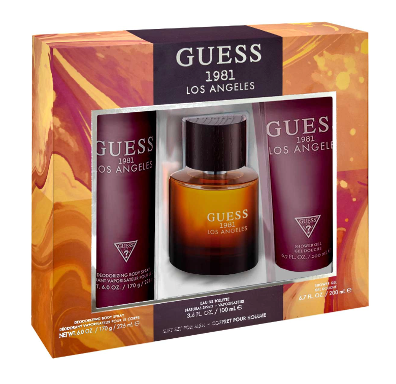 GUESS 1981 LOS ANGELES SET 3 PZS 100MLN + LOCION CORPORAL 200ML + MINIATURA 15ML