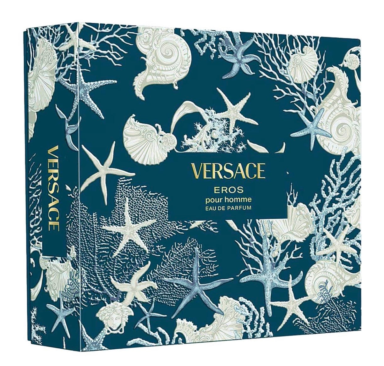 VERSACE EROS SET 3 PIEZAS HOMBRE – EDT 100ML + MINIATURA 10ML + SHOWER GEL 150ML