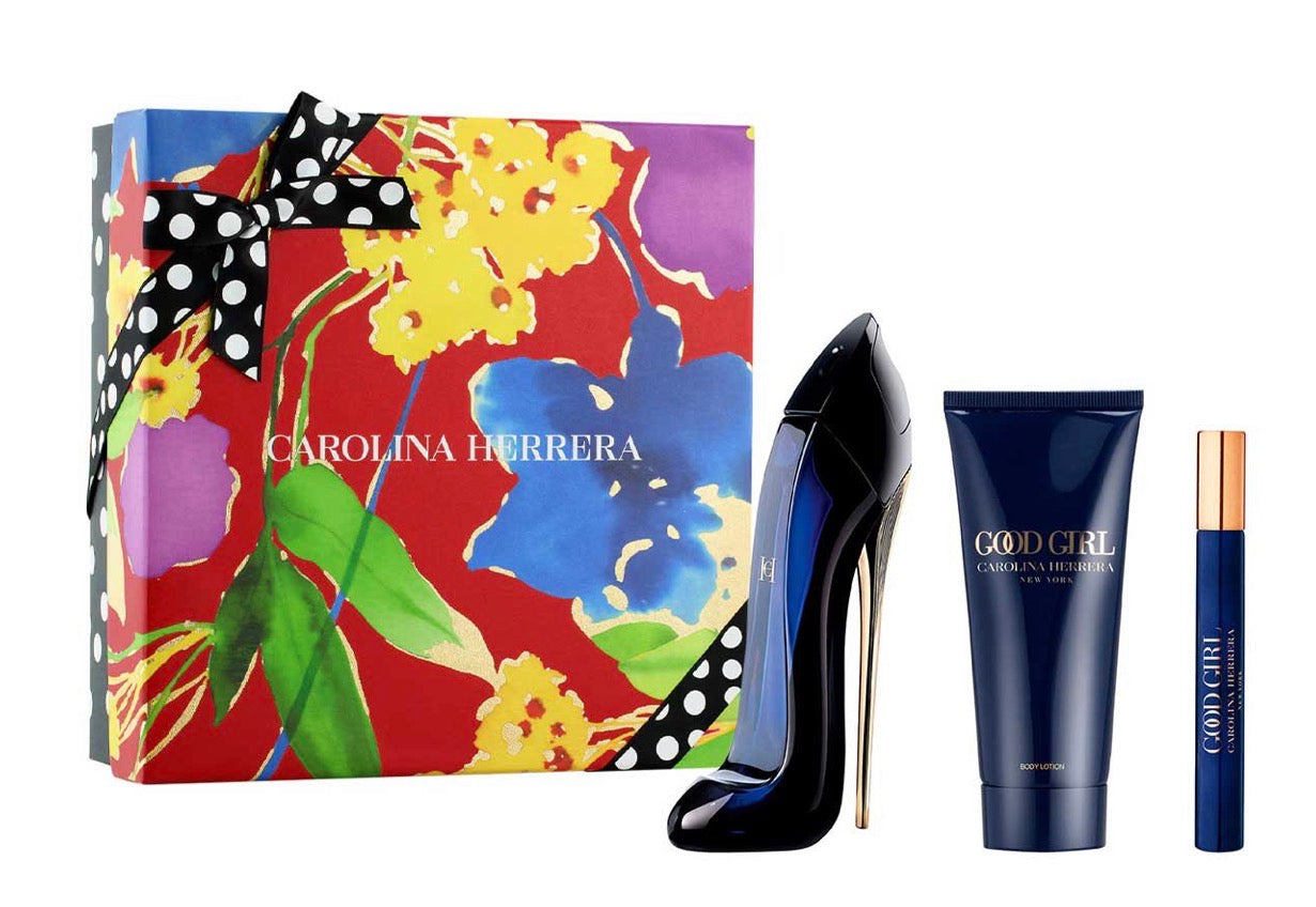 CALORINA HERRERA GOOD GIRL ESTUCHE 3 PIEZAS DAMA EDP 80ML + BODY LOTION 100ML + MINIATURA 10ML