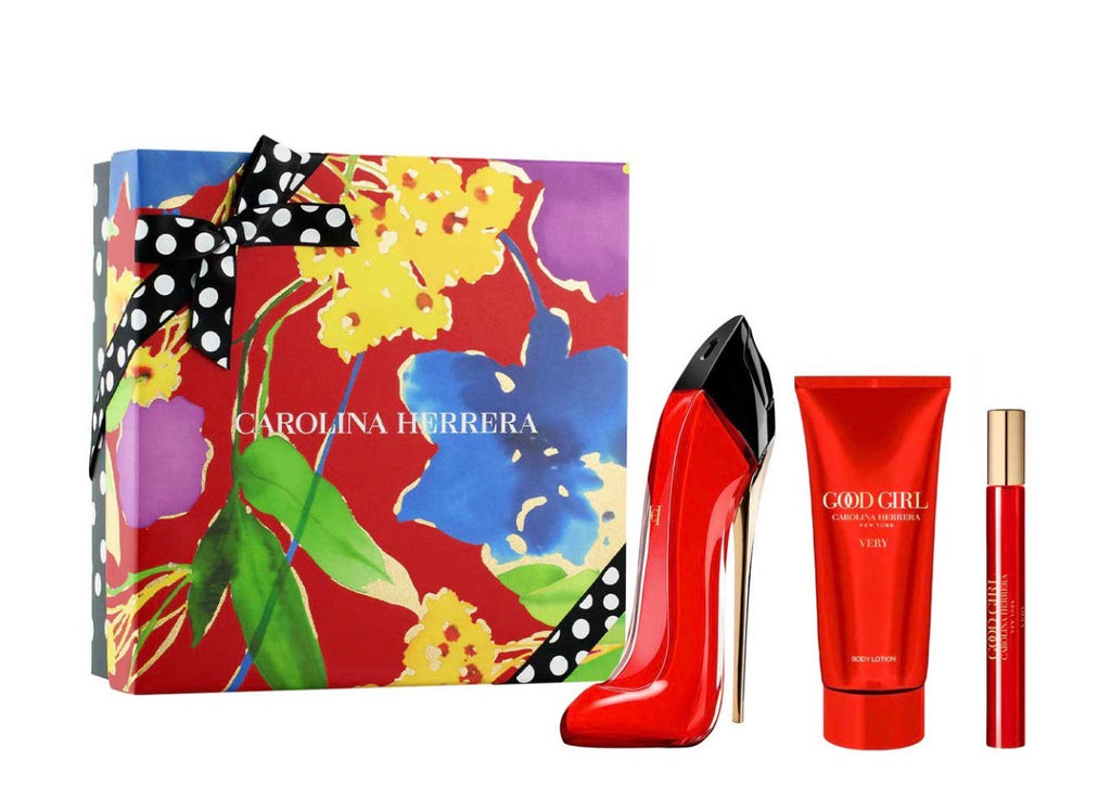 CALORINA HERRERA VERY GOOD GIRL ESTUCHE 3 PIEZAS DAMA EDP 80ML + BODY LOTION 100ML + MINIATURA 10ML