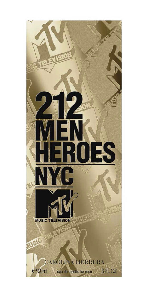 CALORINA HERRERA 212 MEN HEROES MTV EDITION 90ML