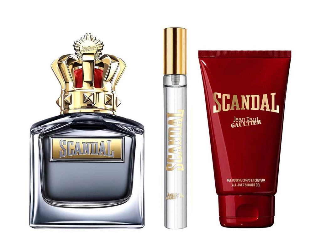 JEAN PAUL GAULTIER SCANDAL ESTUCHE 3 PIEZAS HOMBRE EDT 100ML + SHOWER GEL 75ML + MINIATURA 10ML