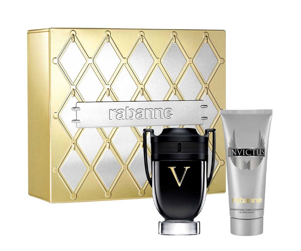 PACO RABANNE INVICTUS VICTORY METAL ESTUCHE 2 PIEZAS HOMBRE EDP 100ML + ALL OVER SHAMPOO 100ML