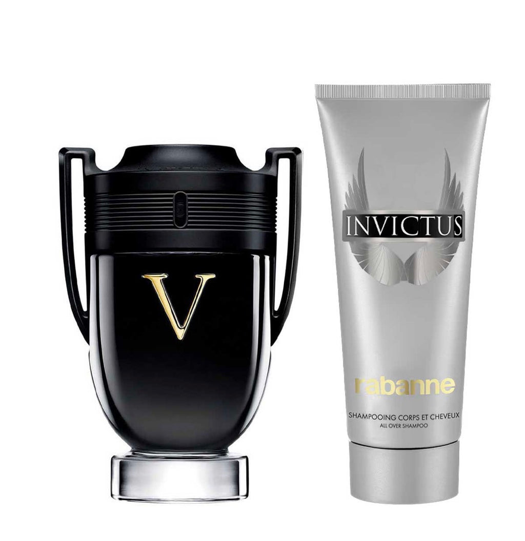 PACO RABANNE INVICTUS VICTORY METAL ESTUCHE 2 PIEZAS HOMBRE EDP 100ML + ALL OVER SHAMPOO 100ML