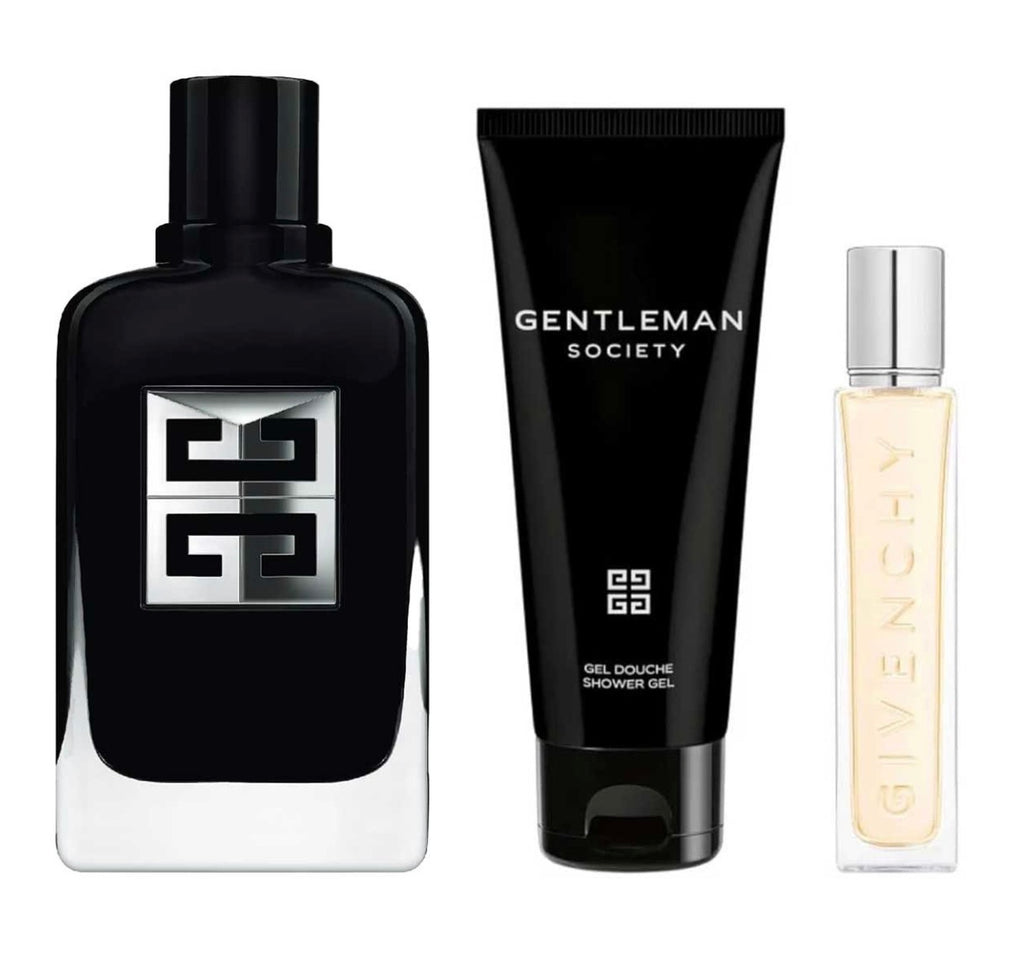 GIVENCHY GENTLEMAN SOCIETY SET 3 PIEZAS HOMBRE EDP 100ML + SHOWER GEL 75ML + MINIATURA 12.5ML