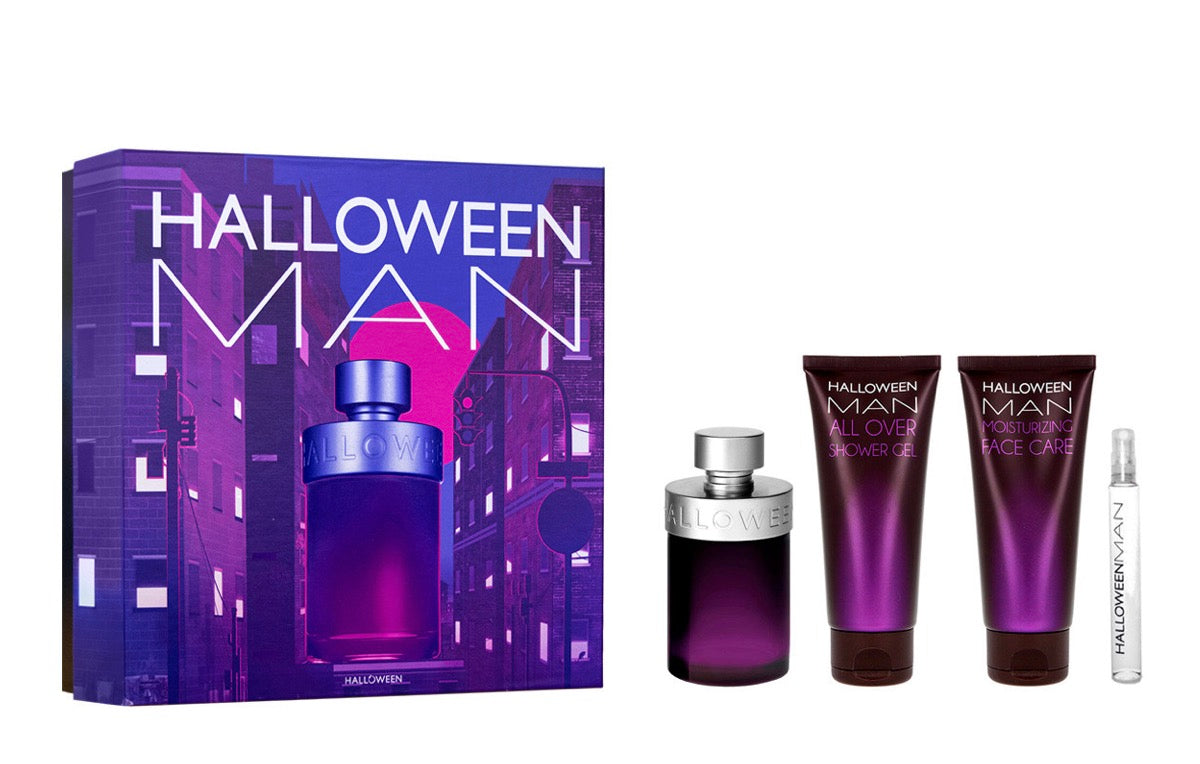 HALLOWEEN MAN ESTUCHE 4 PIEZAS HOMBRE EDT 125ML + SHOWER GEL + AFTER SHAVE BALM + TRAVEL SPRAY 15ML